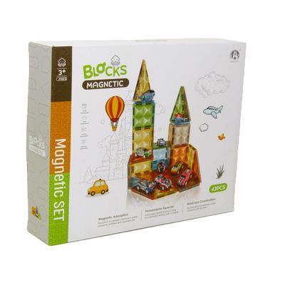 بازی ساختنی مغناطیسی 43 تکه نوع 2