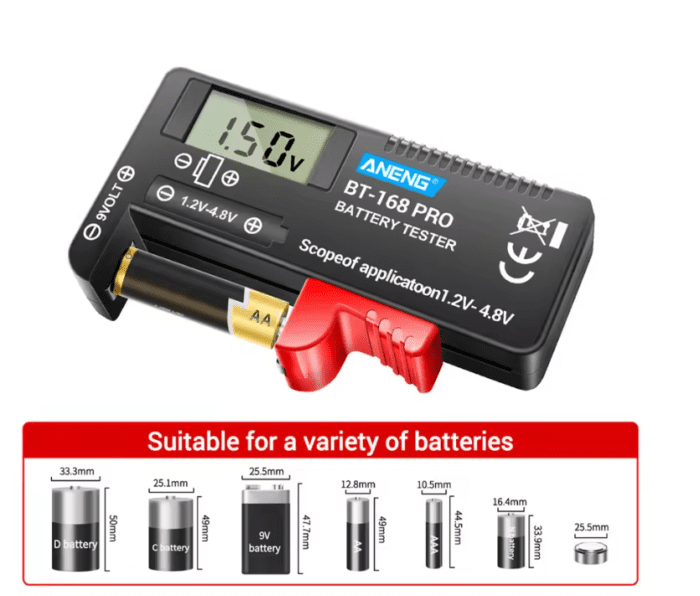تستر باتری دیجیتال BT168D PRO (DT) - تصویر 1