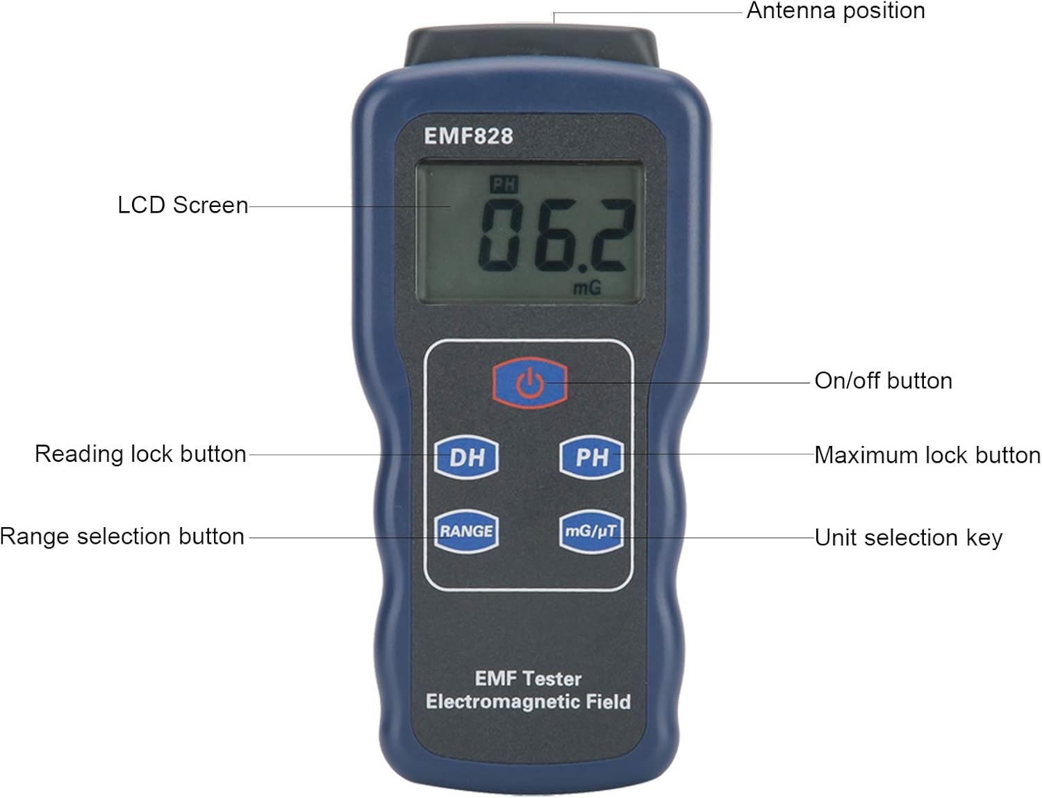 تستر میدان مغناطیسی EMF 828 PLUS - تصویر 6