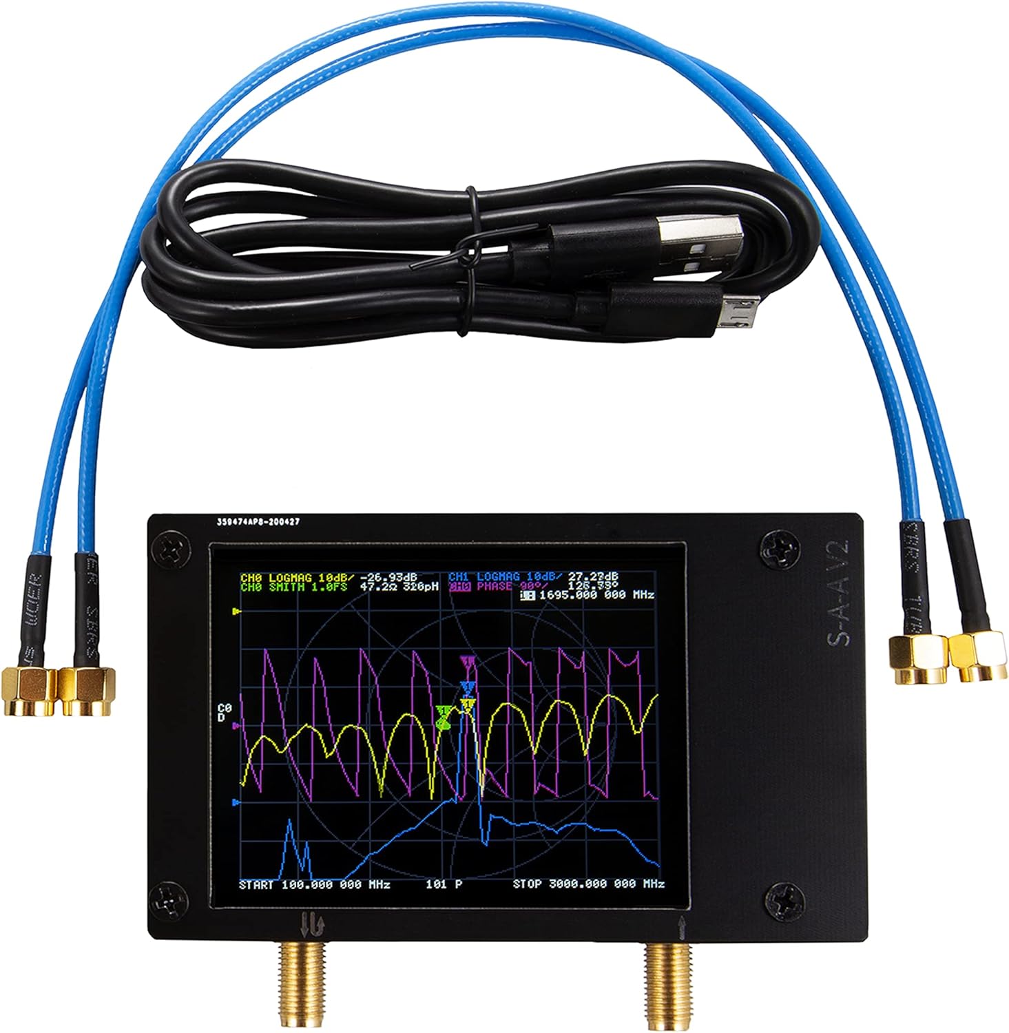 نتورک آنالایزر Nooelec NanoVNA SAA2 - تصویر 3