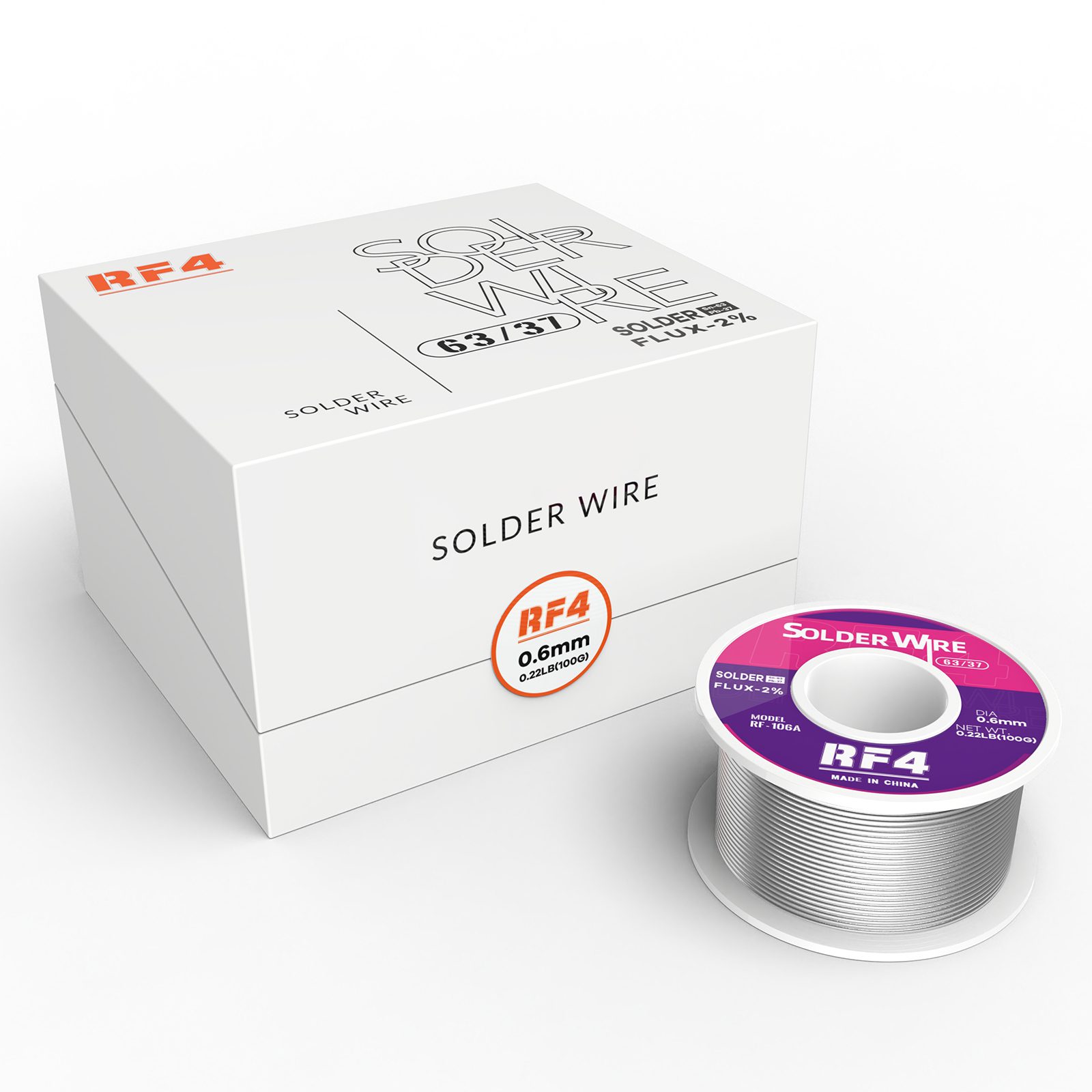 سیم لحیم (RF4) RF-106A 100G - تصویر 4