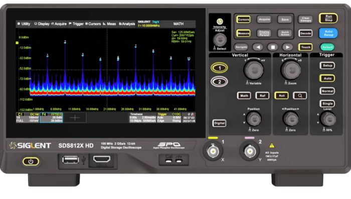 اسیلوسکوپ سیگلنت (SIGLENT) SDS812X HD - تصویر 1