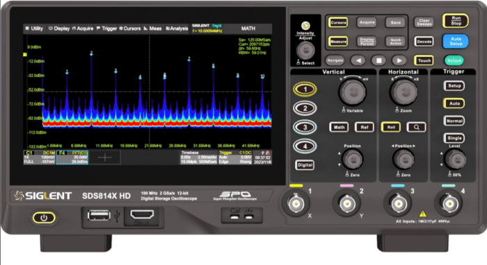 اسیلوسکوپ سیگلنت (SIGLENT) SDS814X-HD - تصویر 1