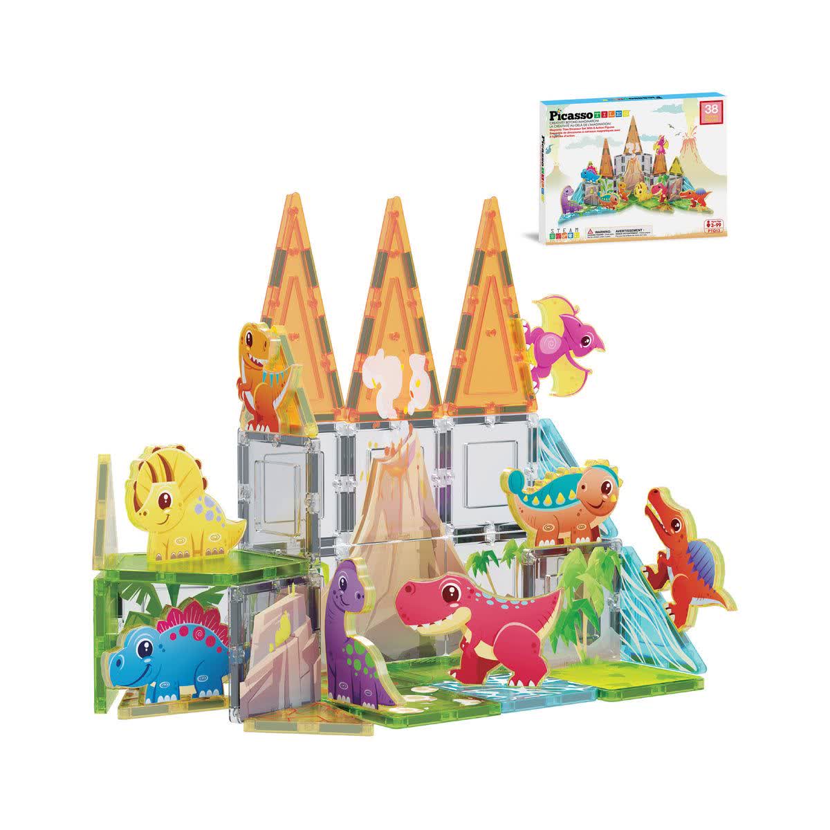 بازی ساختنی مغناطیسی 36 تکه شکلدار نوع 2