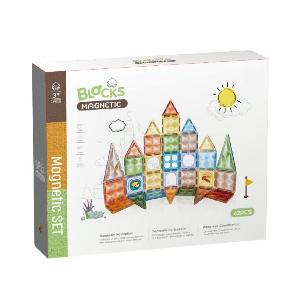 بازی ساختنی مغناطیسی 42 تکه نوع 2