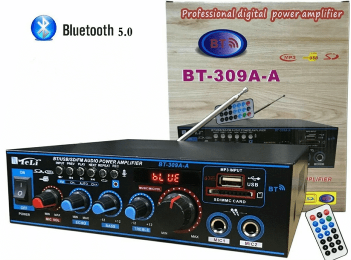 آمپلی فایر بلوتوثی مدل BT-309A-A - تصویر 1