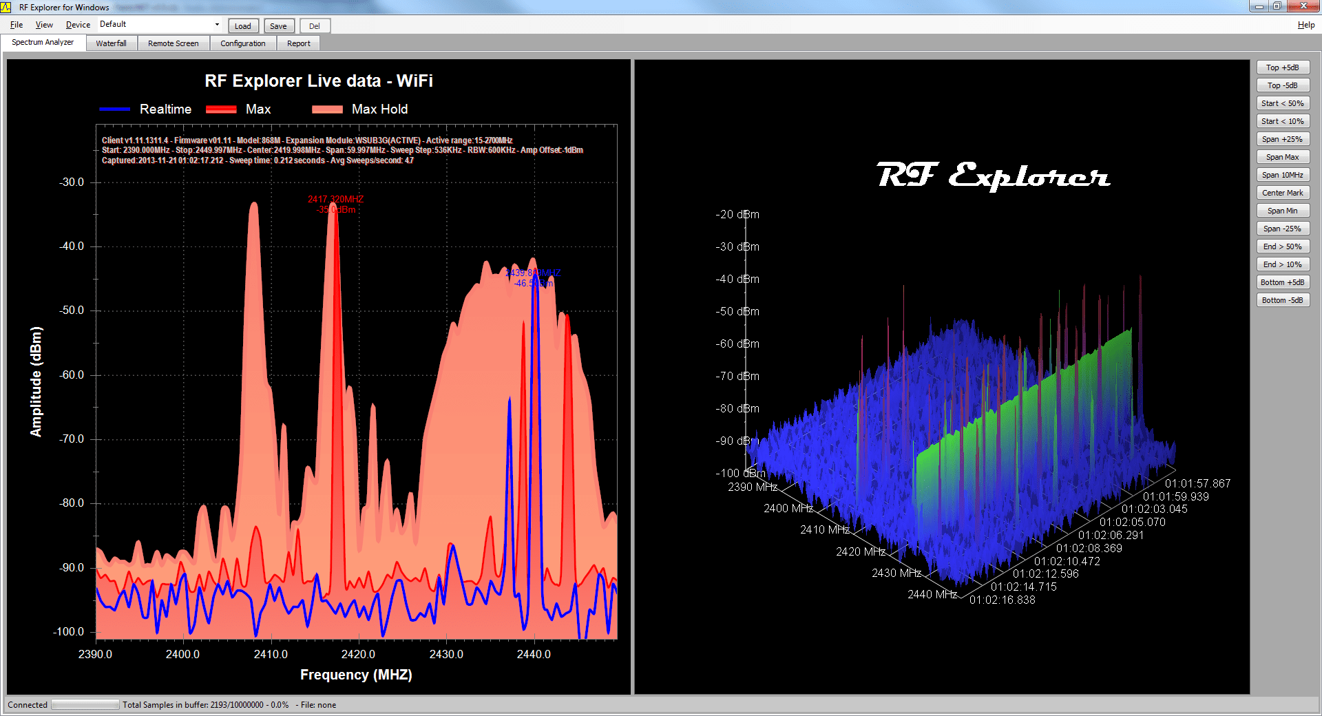 اسپکتروم آنالایزر WSUB1G+SLIM - تصویر 2