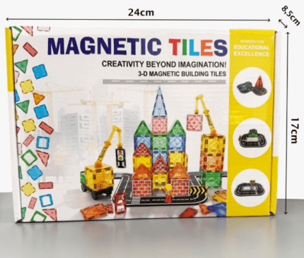 بازی ساخت و ساز با کاشی‌های مغناطیسی 82 تکه