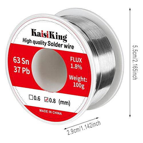 سیم لحیم کایسی (KAISI) 0.8mm-100g - تصویر 2