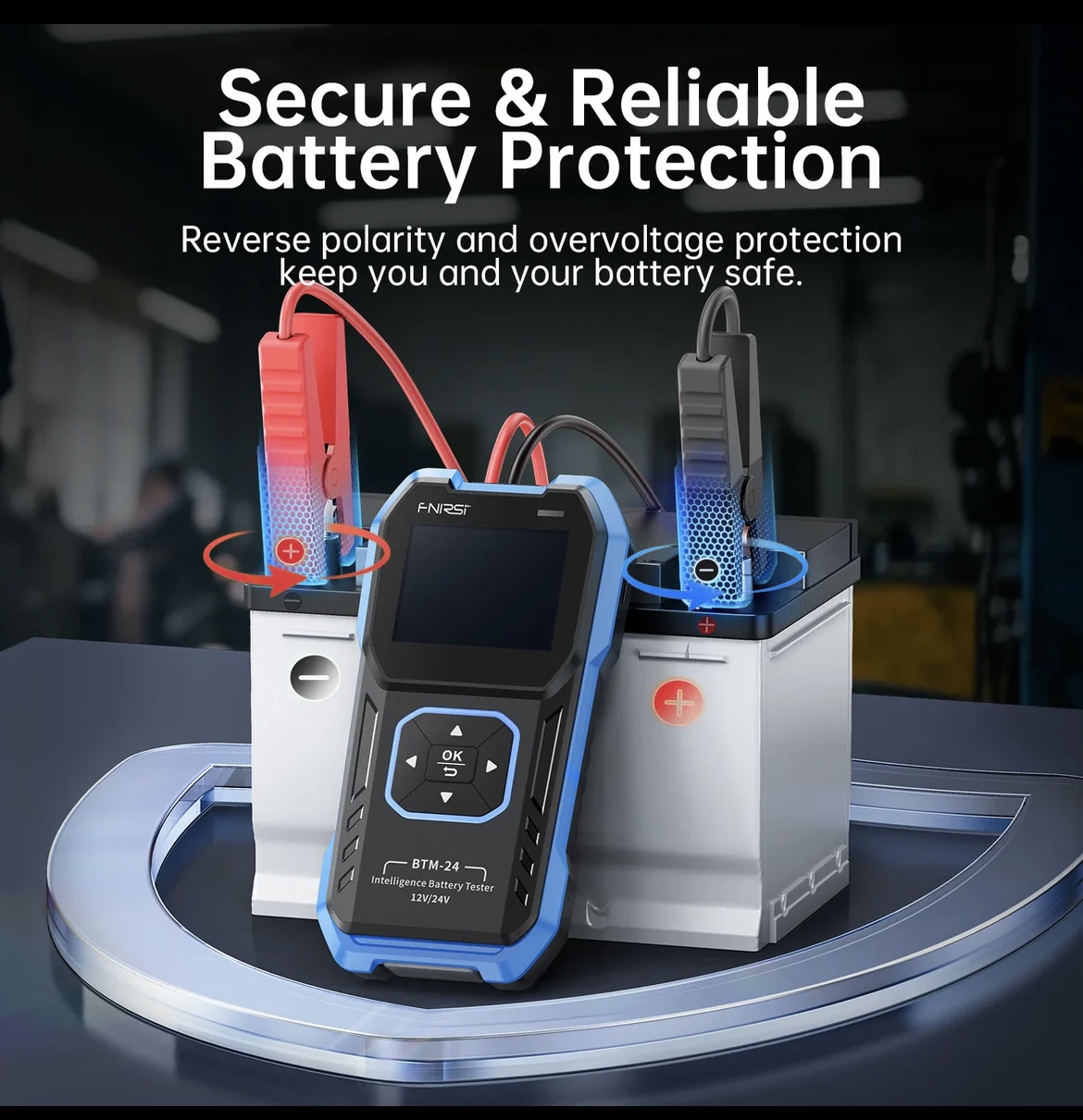 تستر مقاومت داخلی باتری افنیرسی (FNIRSI) BTM-24 - تصویر 5
