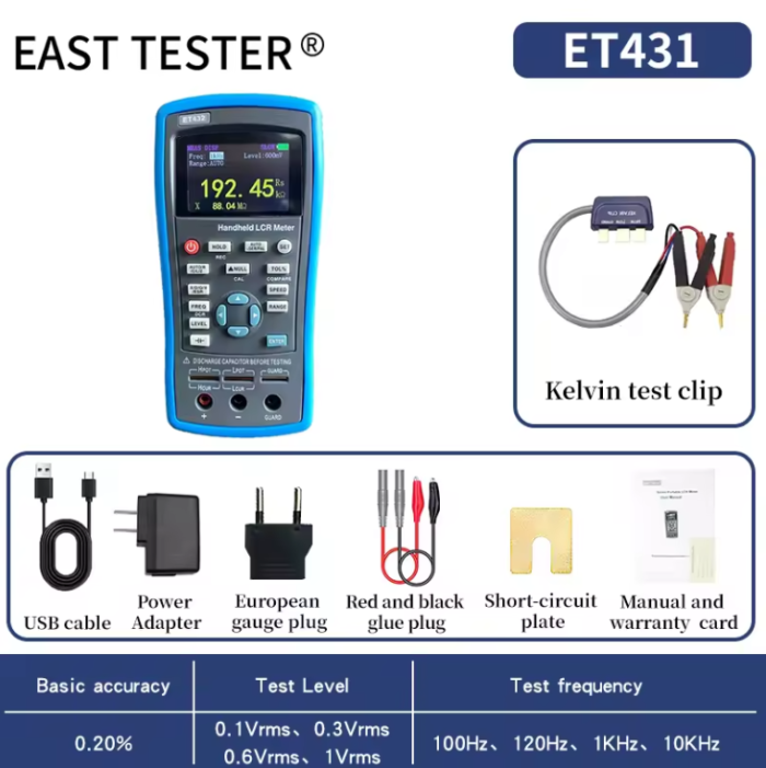ال سی آر متر ایست تستر (EAST TESTER) ET431 - تصویر 1