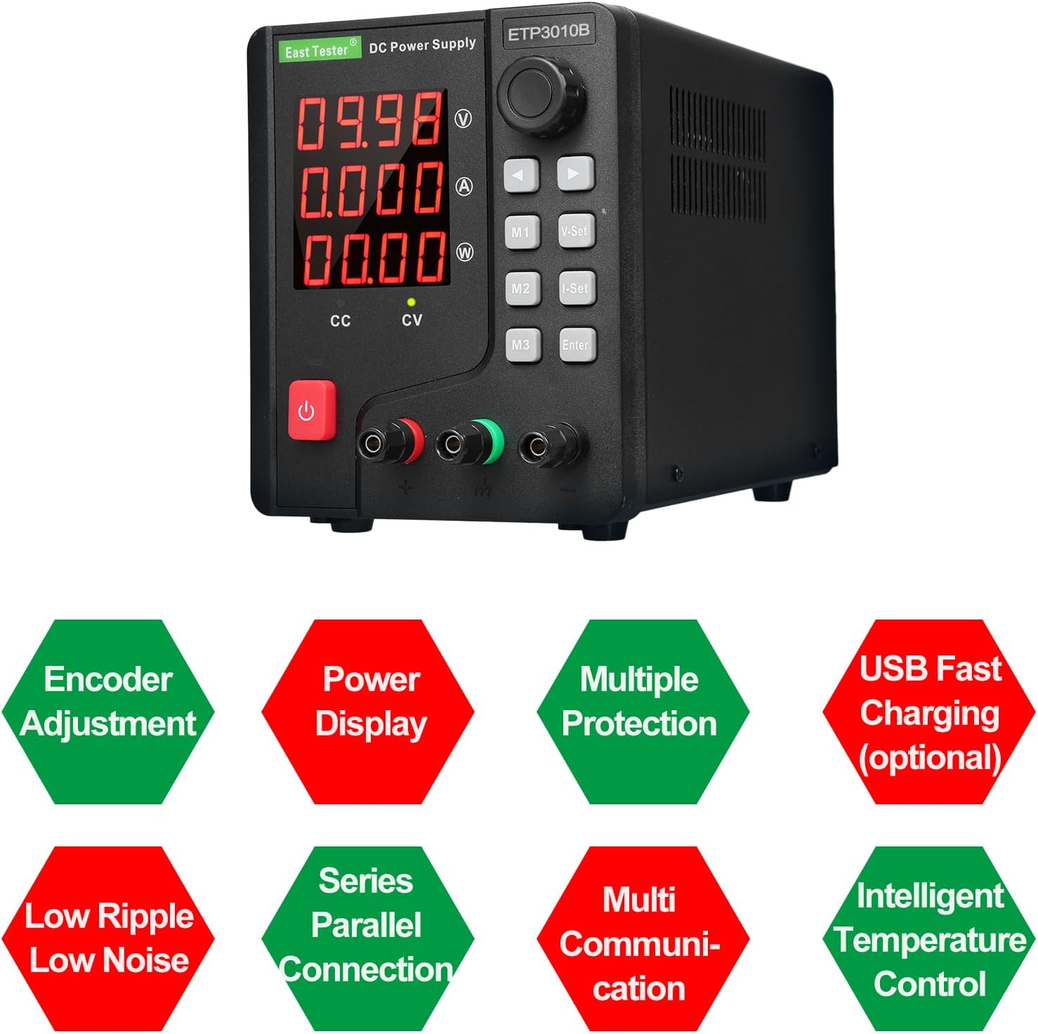 منبع تغذیه ایست تستر (EAST TESTER) ETP3010B - تصویر 3