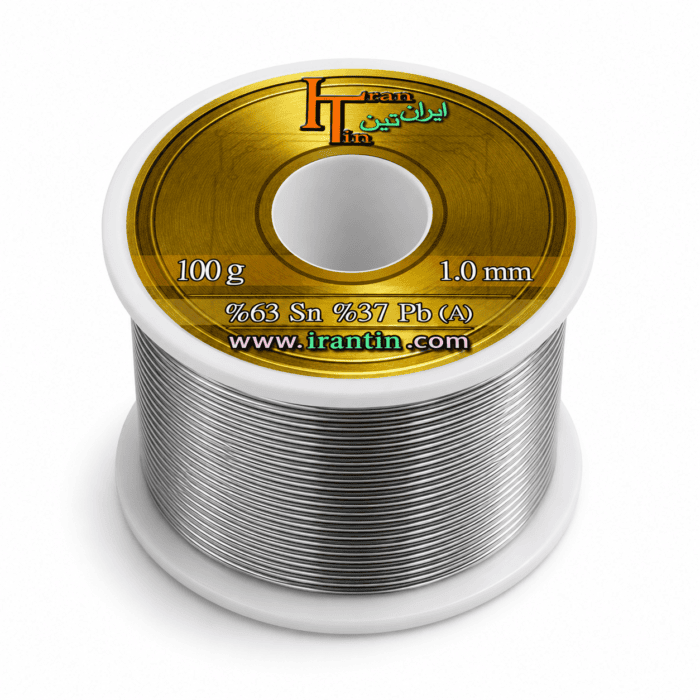 سیم قلع ایران‌تین (IRANTIN) 1.0mm 100gr درجه 1 - تصویر 1
