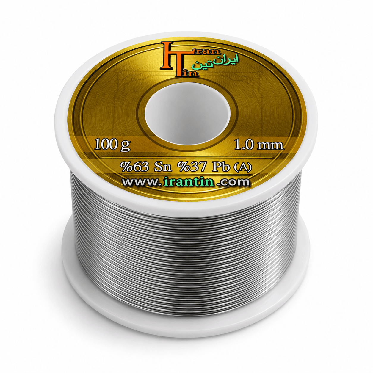 سیم قلع ایرانتین (IRANTIN) 1.0mm 100gr درجه 1
