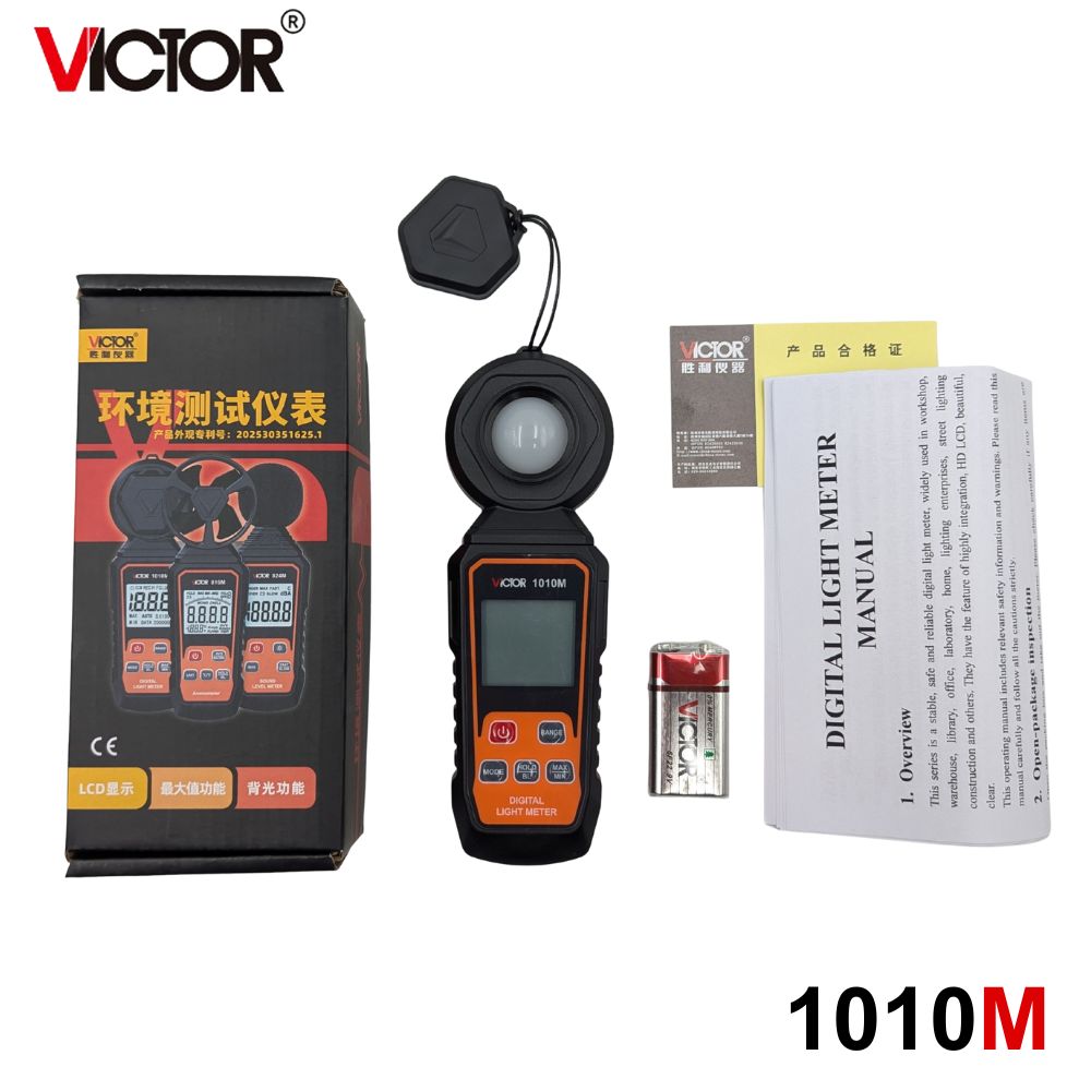 نور سنج لوکس متر دیجیتال ویکتور (VICTOR) 1010M - تصویر 4