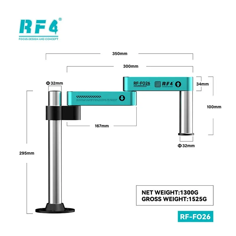 پایه لوپ و میکروسکوپ RF-FO26 (RF4) - تصویر 2