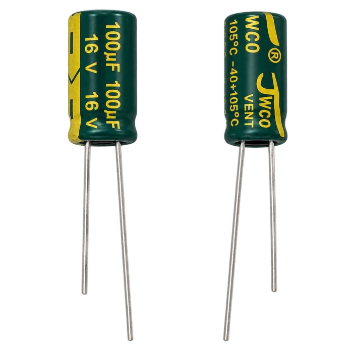 خازن JWCO Green 100µF 16V - تصویر 1
