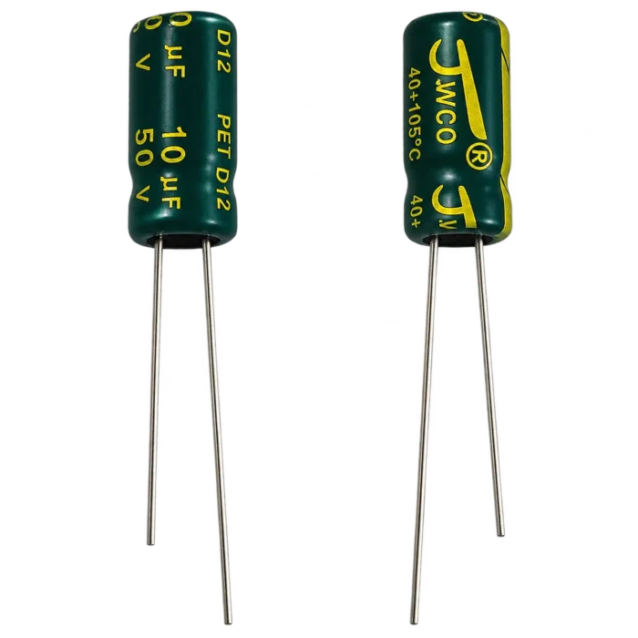 خازن JWCO Green 10µF 50V - تصویر 1