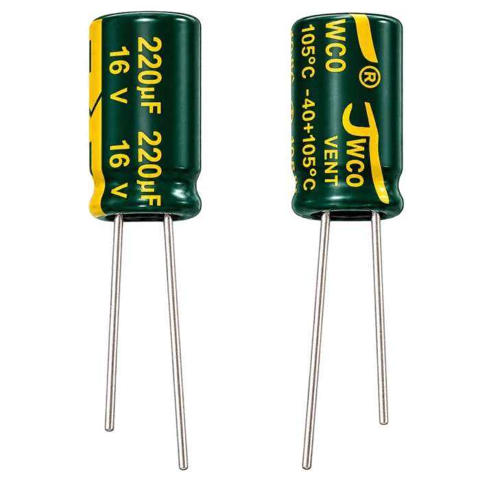 خازن JWCO Green 220µF 16V - تصویر 1