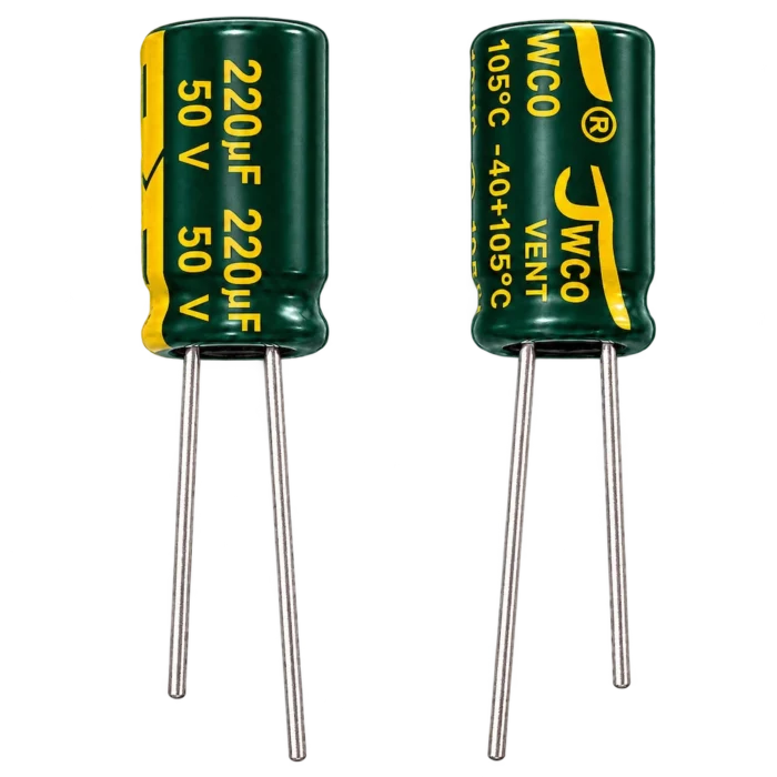 خازن JWCO Green 220µF 50V - تصویر 1