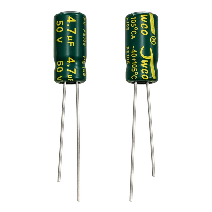خازن JWCO Green 4.7µF 50V - تصویر 1