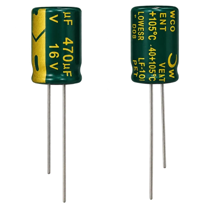 خازن JWCO Green 470µF 16V - تصویر 1