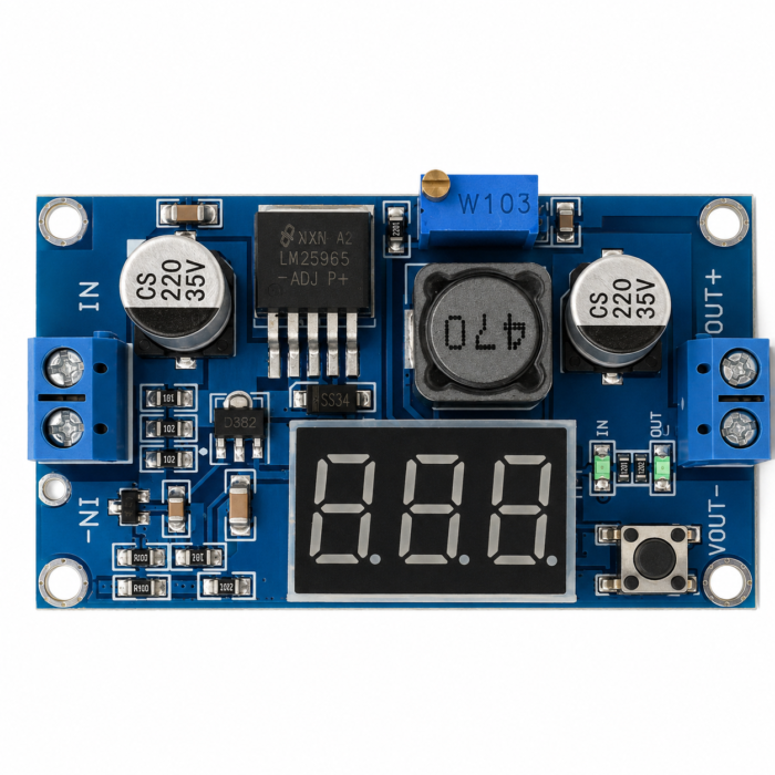 ماژول مبدل DC-DC کاهنده با نمایشگر  XL2596 - تصویر 1