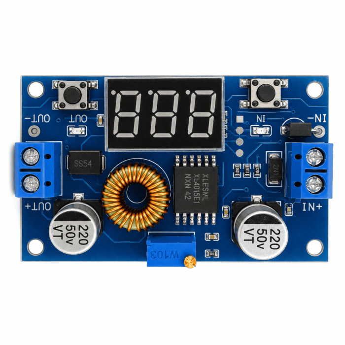 ماژول مبدل DC-DC کاهنده با نمایشگر XL4015 - تصویر 1