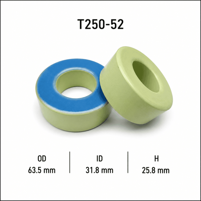 هسته پودر آهن T250-52 - تصویر 1