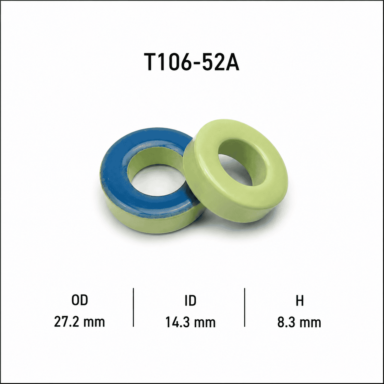 هسته پودر آهن T106-52A