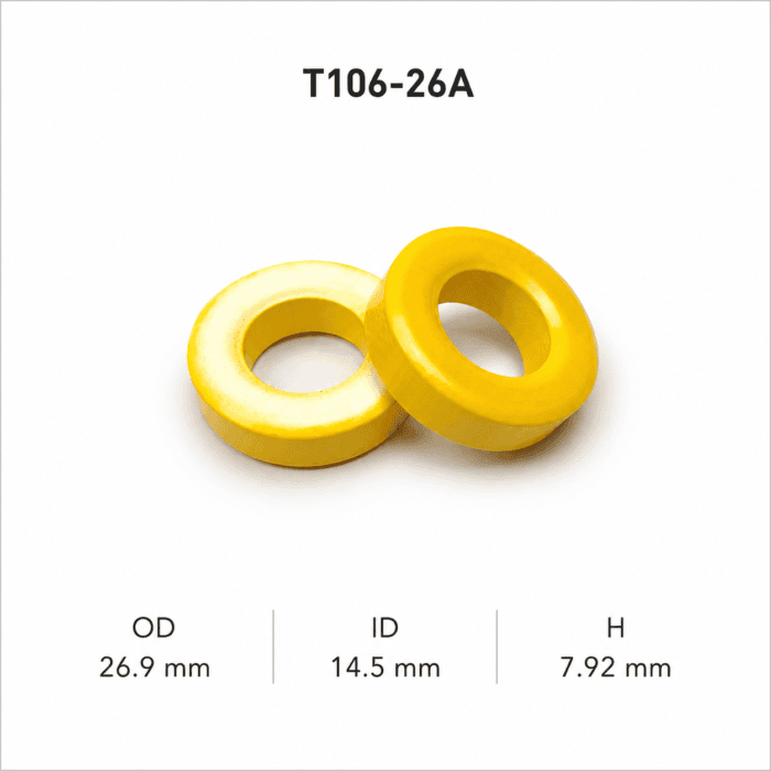 هسته پودر آهن T106-26A - تصویر 1