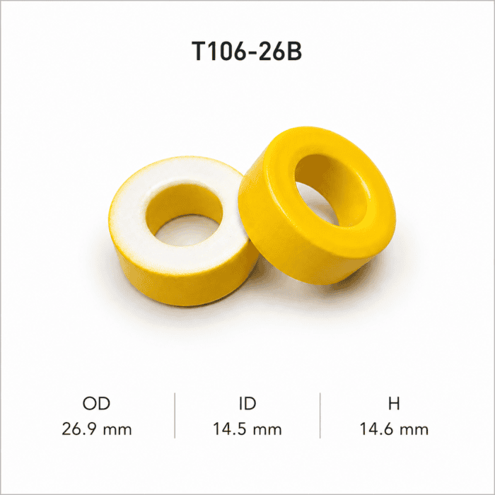 هسته پودر آهن T106-26B - تصویر 1