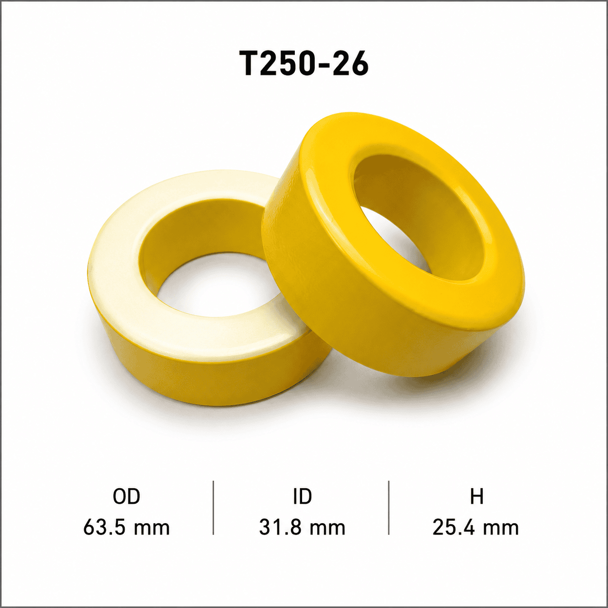 هسته پودر آهن T250-26