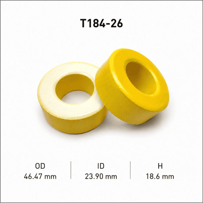 هسته پودر آهن T184-26 - تصویر 1