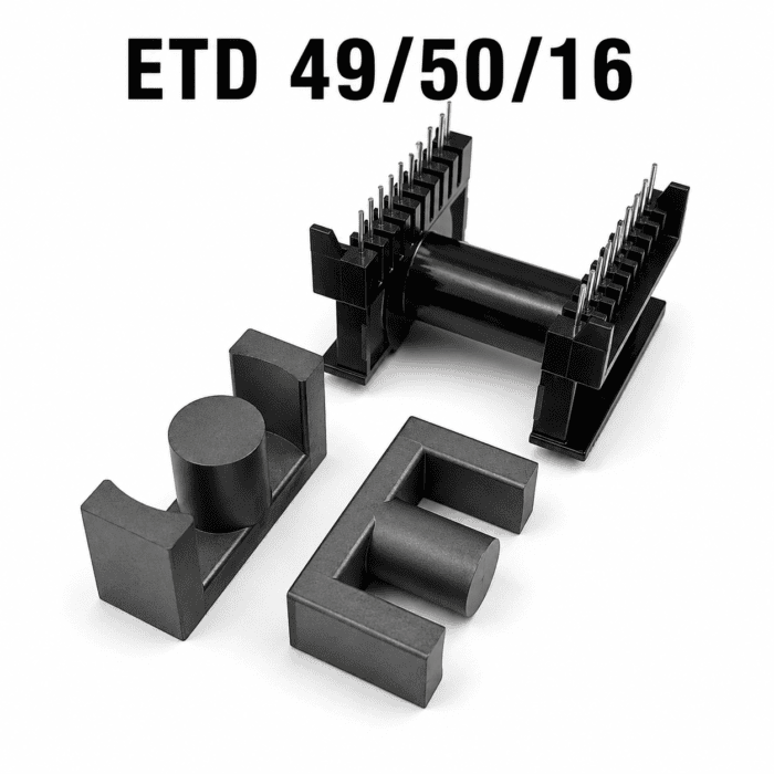 هسته فریت ETD49/50/16 با قرقره 20 پین - تصویر 1