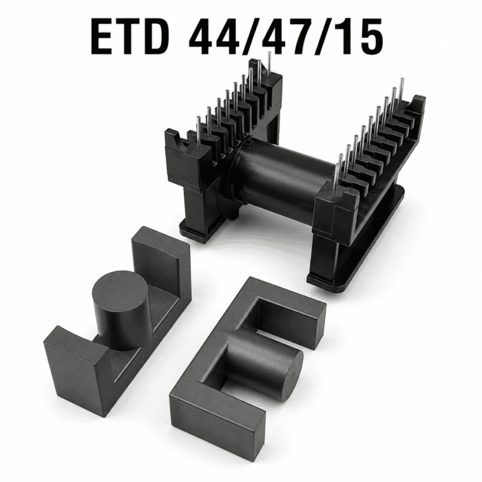 هسته فریت  ETD44/47/15 با قرقره 18 پین - تصویر 1