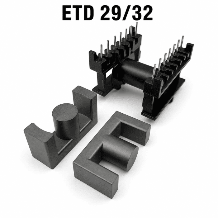 هسته فریت  ETD29/32 با قرقره 14 پین - تصویر 1