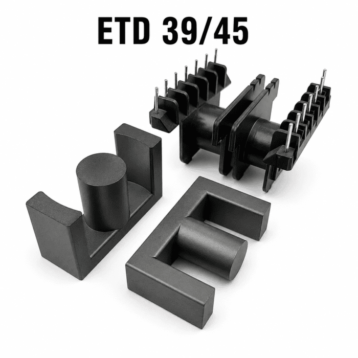 هسته فریت ETD39/45 با قرقره 14 پین