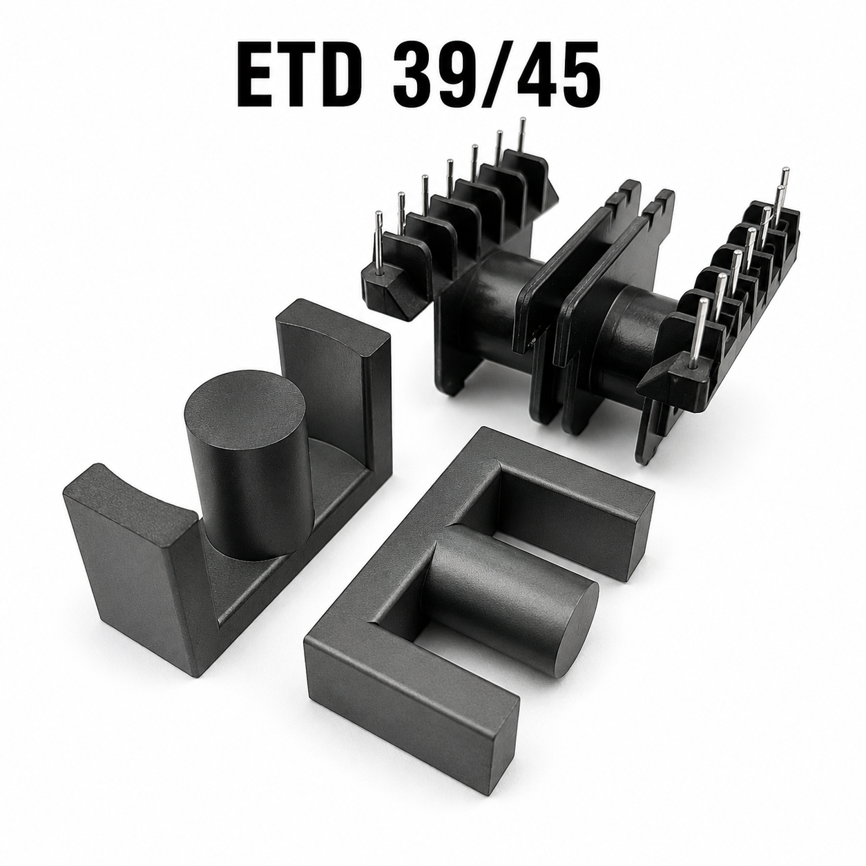 هسته فریت ETD39/45 با قرقره 14 پین