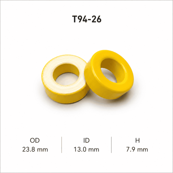 هسته پودر آهن T94-26 - تصویر 1