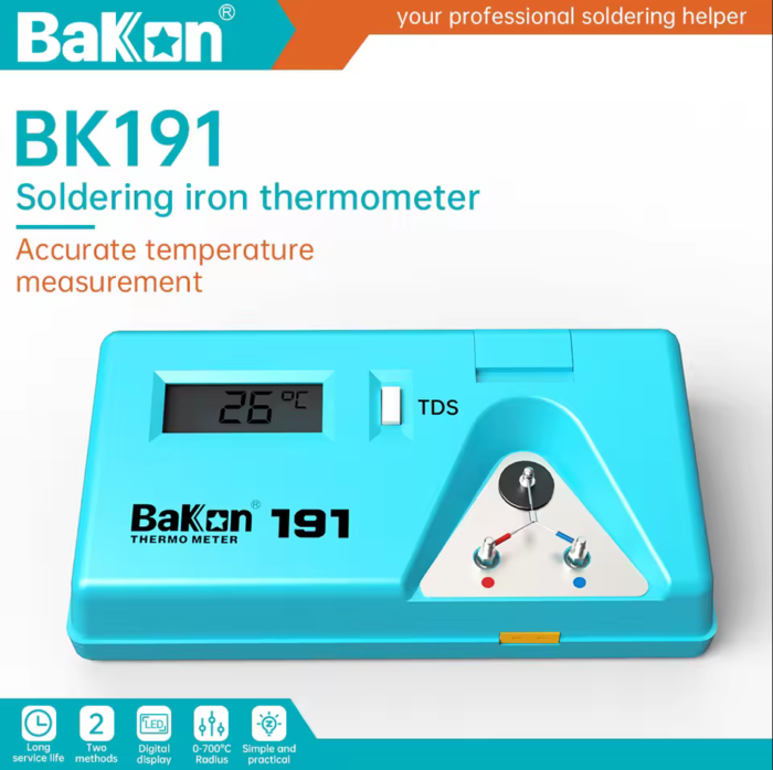 دماسنج و تستر دمای نوک هویه باکون (BAKON) BK191 - تصویر 1