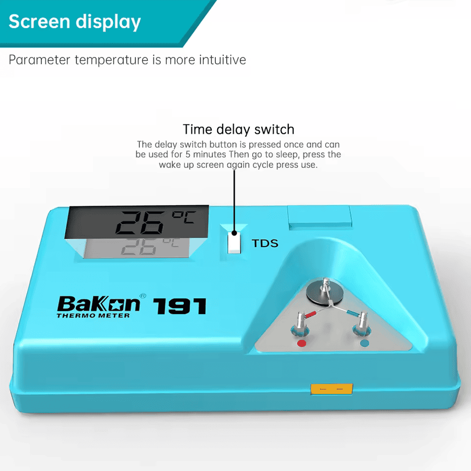 دماسنج و تستر دمای نوک هویه باکون (BAKON) BK191 - تصویر 4