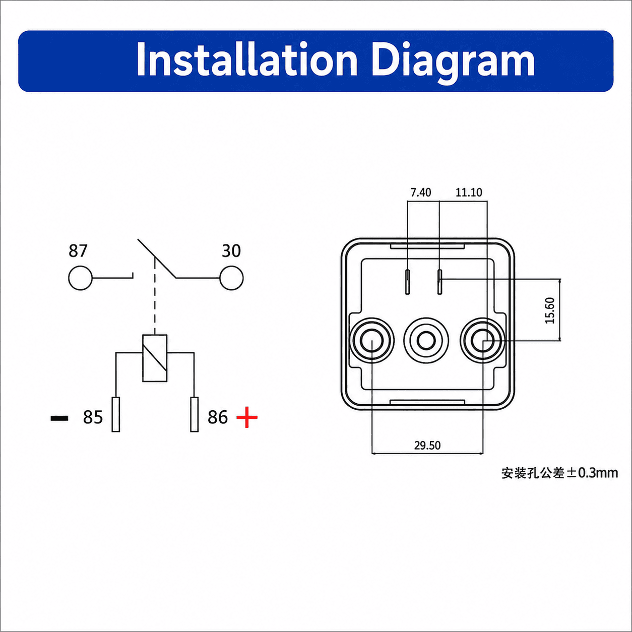 رله قطعکن باتری خودرو با کنترل از راه دور 12 ولت RBS-12V - تصویر 4