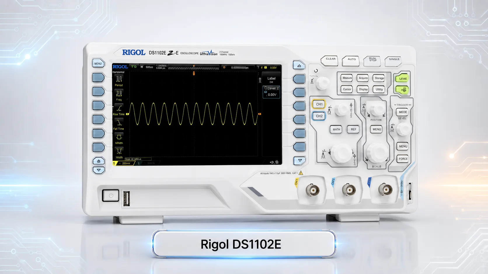 اسیلوسکوپ رومیزی ریگول مدل Rigol DS1102E دو کاناله ۱۰۰ مگاهرتز مناسب تعمیرات موبایل در ایلکوشاپ