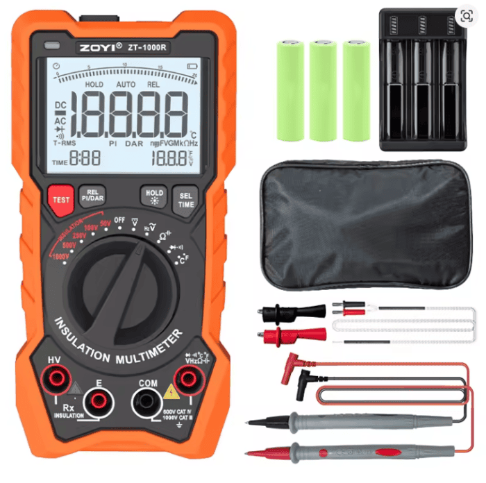 مولتی متر و میگر زویی (ZOYI) ZT-1000R - تصویر 1
