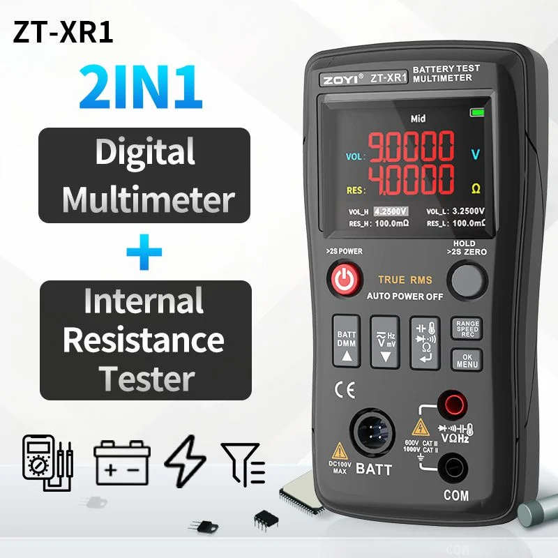 مولتی متر و تستر مقاومت داخلی زویی (ZOYI) ZT-XR1 - تصویر 2