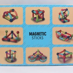 بازی ساختنی مغناطیسی مهره و میله 130 تکه 1